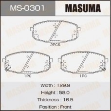 MS-0301 MASUMA Комплект гальмівних колодок