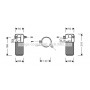 AID012 AVA QUALITY COOLING Осушувач кондиціонера