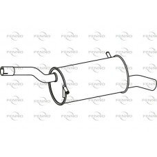 P4668 FENNO Глушник вихлопних газів кінцевий