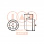 127-21050 IAP QUALITY PARTS Натяжний ролик ремінь ГРМ