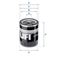 23.479.00 UFI Масляний фільтр
