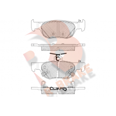 RB2374 R BRAKE Комплект гальмівних колодок дисковий гальм