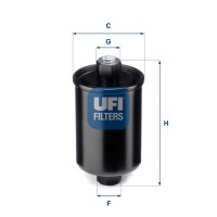 31.741.00 UFI Паливний фільтр
