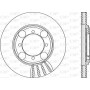 BDA1193.20 OPEN PARTS Гальмівний диск