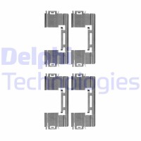 LX0551 DELPHI Комплектуючі колодки дискового гальма
