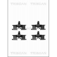 8105 241607 TRISCAN Комплектуючі колодки дискового гальма