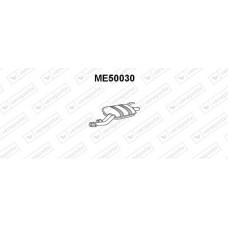 ME50030 VENEPORTE Середній глушник вихлопних газів