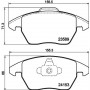 MDB2672 MINTEX КомплеК т гальмівних колодок, дискове гальмо