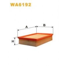 WA6192 WIX FILTERS Повітряний фільтр