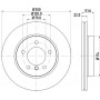 MDC1383C MINTEX Гальмівний диск