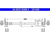 24.5237-0308.3 ATE Гальмівний шланг