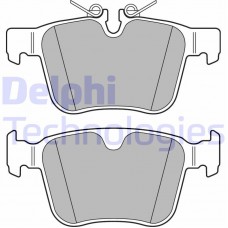 LP3167 DELPHI Комплект гальмівних колодок дисковий гальм