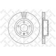 6020-3622V-SX STELLOX Гальмівний диск