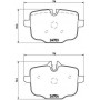 P 06 061 BREMBO Комплект гальмівних колодок дисковий гальм