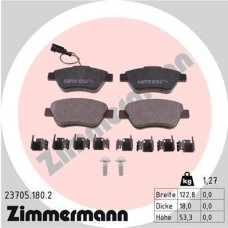 23705.180.2 ZIMMERMANN Комплект гальмівних колодок дисковий гальм
