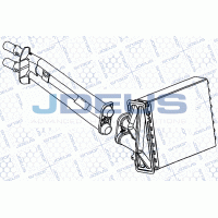 RA2111030 JDEUS Теплообмінник обігрів салону
