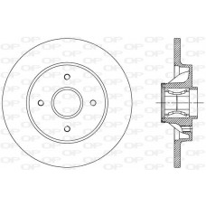 BDA2387.30 OPEN PARTS Гальмівний диск