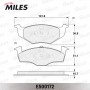 E500172 MILES Комплект гальмівних колодок дисковий гальм