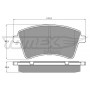 TX 15-84 TOMEX Brakes Комплект гальмівних колодок дисковий гальм