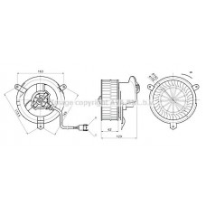MS8784 AVA QUALITY COOLING Вентилятор салону