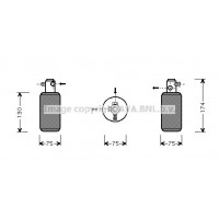 MSD291 AVA QUALITY COOLING Осушувач кондиціонера