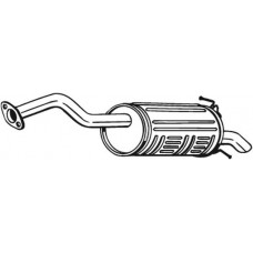 163-055 BOSAL Глушник вихлопних газів кінцевий
