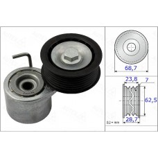 654965 AUTEX НАТЯЖИТЕЛЬ РЕМЕНЯ, клиновой зубча