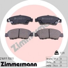 21697.150.1 ZIMMERMANN Комплект гальмівних колодок дисковий гальм