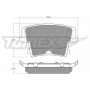 TX 15-72 TOMEX Brakes Комплект гальмівних колодок дисковий гальм