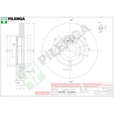 V760 PILENGA Гальмівний диск
