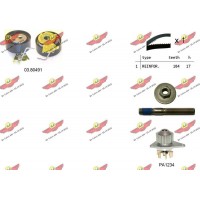 04.5048PA AUTOKIT Водяний насос комплект зубчастого ременя