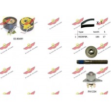 04.5048PA AUTOKIT Водяний насос комплект зубчастого ременя
