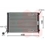 58002040 VAN WEZEL Радіатор охолодження двигуна