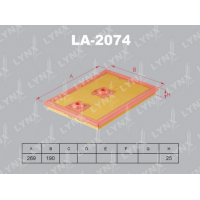 LA-2074 LYNXauto Повітряний фільтр
