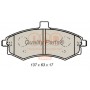 704-07022 IAP QUALITY PARTS Комплект гальмівних колодок дисковий гальм