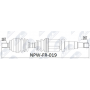 NPW-FR-019 NTY Привідний вал