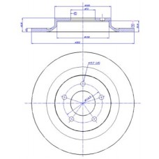142.1327 CAR Гальмівний диск