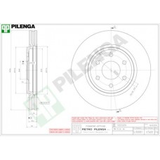 V568 PILENGA Гальмівний диск