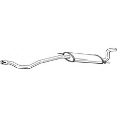 283-921 BOSAL Глушник вихлопних газів кінцевий