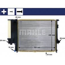 CR 243 000S MAHLE Радіатор охолодження двигуна