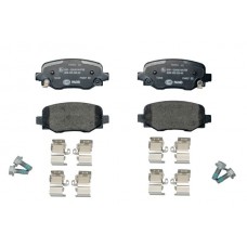 8DB 355 025-481 HELLA Комплект гальмівних колодок дисковий гальм