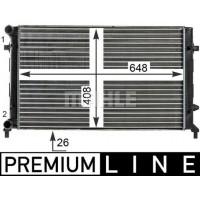 CR 30 000P MAHLE Радіатор охолодження двигуна