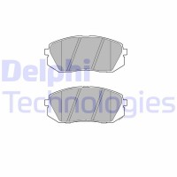 LP2294 DELPHI Комплект гальмівних колодок дисковий гальм