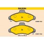 BA2084 BARUM Комплект гальмівних колодок дисковий гальм
