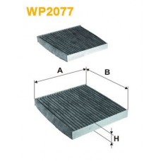 WP2077 WIX FILTERS Фільтр повітря у внутрішньому просторі