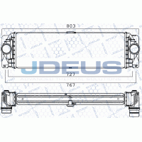 817M85A JDEUS Интеркулер
