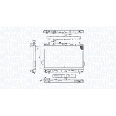 350213110400 MAGNETI MARELLI Радіатор охолодження двигуна