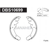 DBS10699 DANAHER Комплект гальмівних колодок