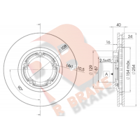 78RBD20200 R BRAKE Гальмівний диск