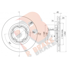 78RBD20200 R BRAKE Гальмівний диск